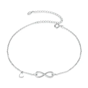 (bilde for) Pandora Style Silver Infinity armbånd - SCT019
