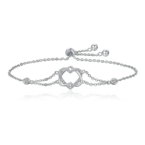 Pandora Style Silver Love Cardiogram Jubileumsglidearmbånd - SCB022 (bilde for) Pandora Style Silver Love Cardiogram Jubileumsglidearmbånd - SCB022