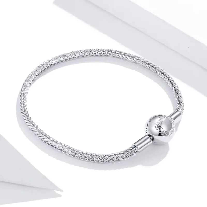 (bilde for) Pandora Style Silver love forever slangekjedearmbånd - SCB201 - Vis 3