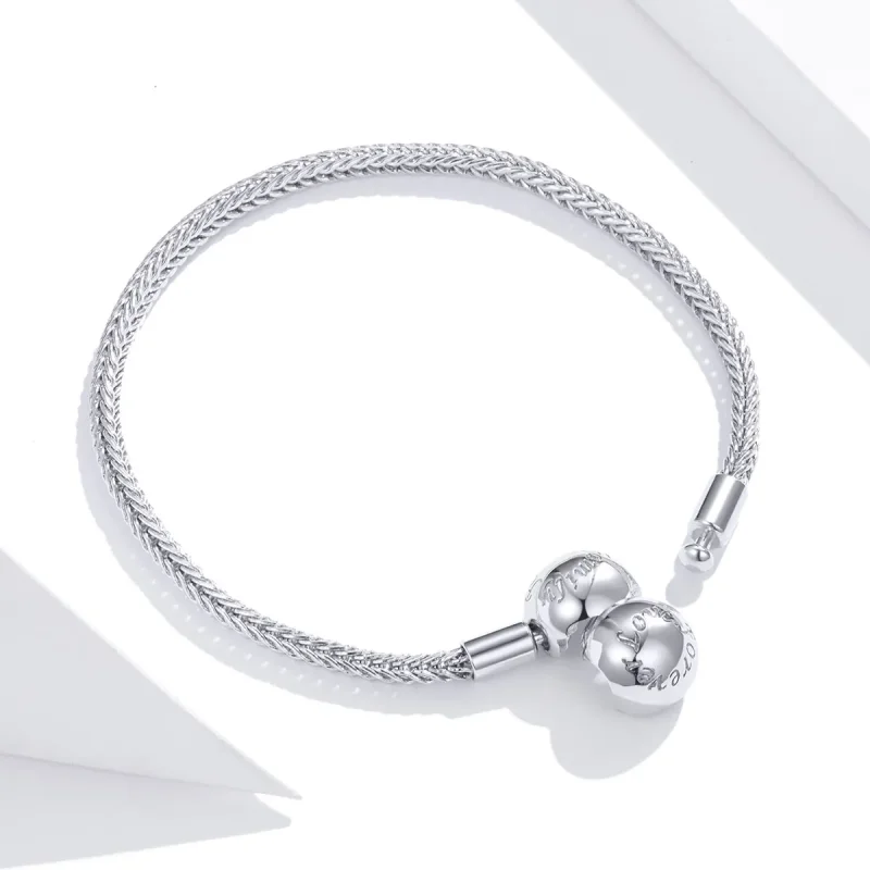 (bilde for) Pandora Style Silver love forever slangekjedearmbånd - SCB201 - Vis 4