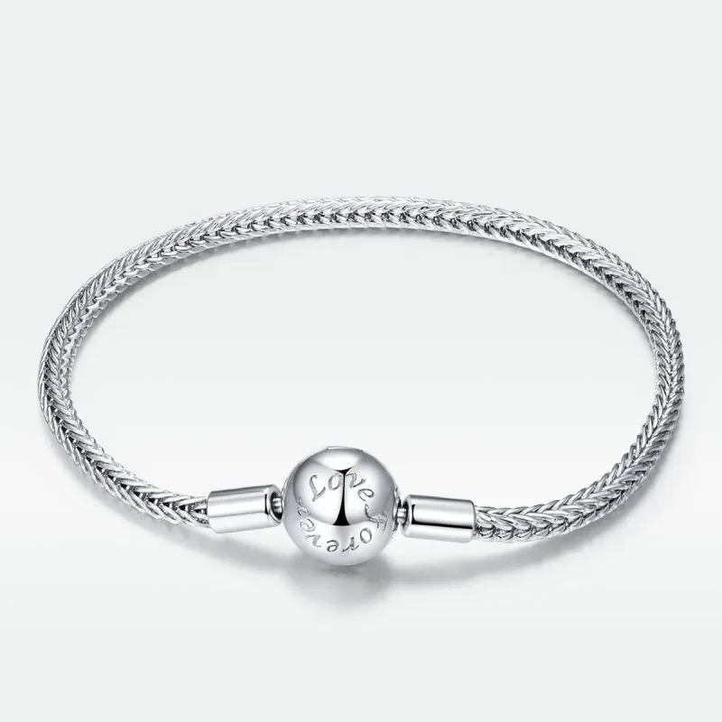 (bilde for) Pandora Style Silver love forever slangekjedearmbånd - SCB201 - Vis 5