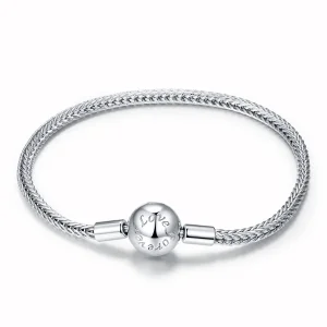 (bilde for) Pandora Style Silver love forever slangekjedearmbånd - SCB201