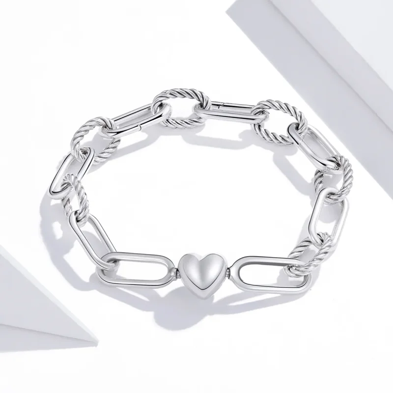 (bilde for) Pandora Style Silver Love of Link armbånd - SCB202 - Vis 5