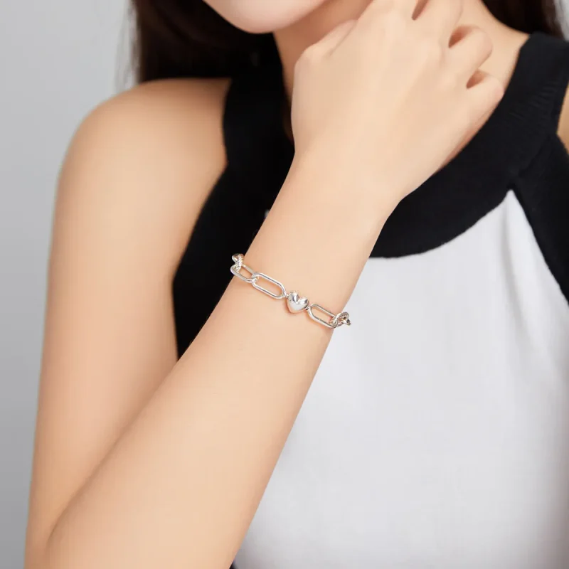 (bilde for) Pandora Style Silver Love of Link armbånd - SCB202 - Vis 7