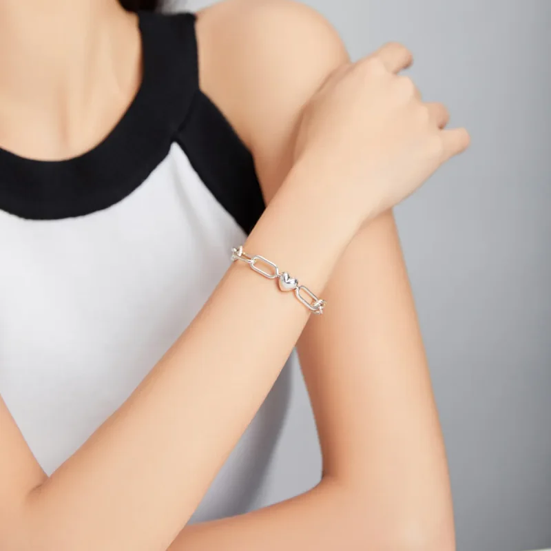 (bilde for) Pandora Style Silver Love of Link armbånd - SCB202 - Vis 8