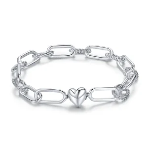 (bilde for) Pandora Style Silver Love of Link armbånd - SCB202