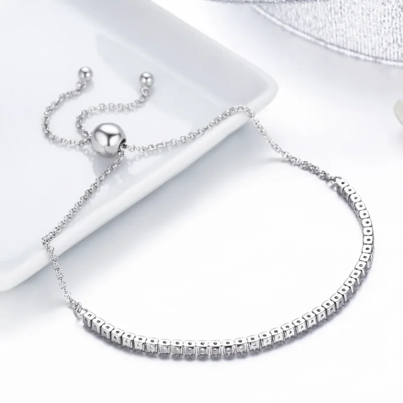 (bilde for) Pandora Style Silver Lovely armbånd - SCB029 - Vis 6
