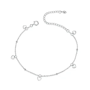 (bilde for) Pandora Style Silver Loving Heart armbånd - SCB191