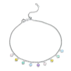 (bilde for) Pandora Style Silver Rainbow Love armbånd - SCT020