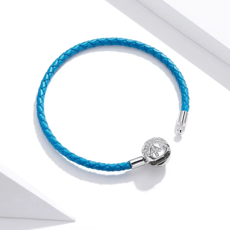(bilde for) Pandora Style Silver Snowflake Lærarmbånd - SCB196 - Vis 3