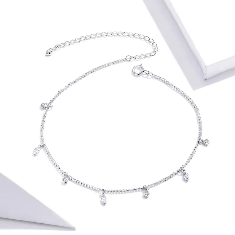 (bilde for) Pandora Style Silver Tassel armbånd - SCT018 - Vis 2
