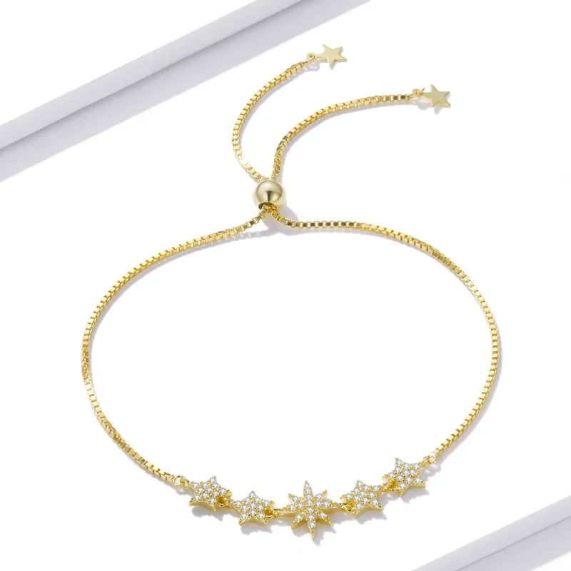 (bilde for) Pandora Style Starry Armbånd - BSB067 - Vis 2