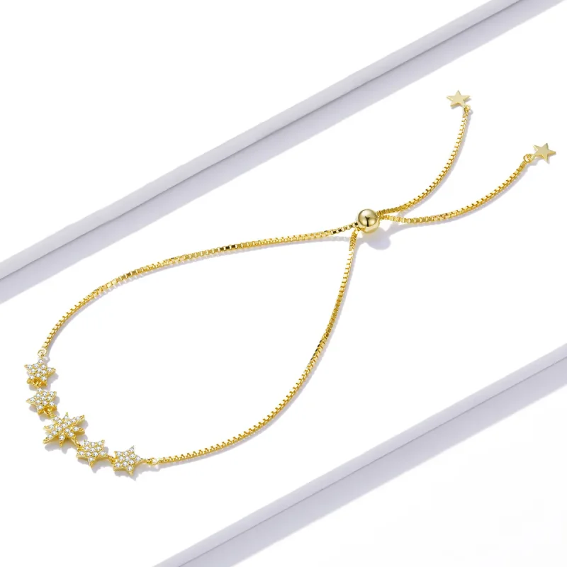 (bilde for) Pandora Style Starry Armbånd - BSB067 - Vis 3