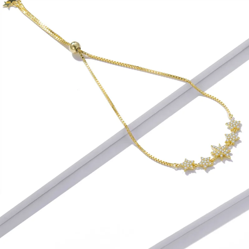 (bilde for) Pandora Style Starry Armbånd - BSB067 - Vis 4