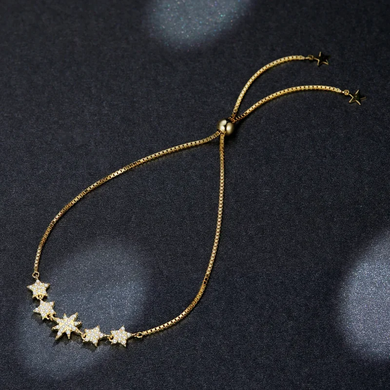 (bilde for) Pandora Style Starry Armbånd - BSB067 - Vis 5
