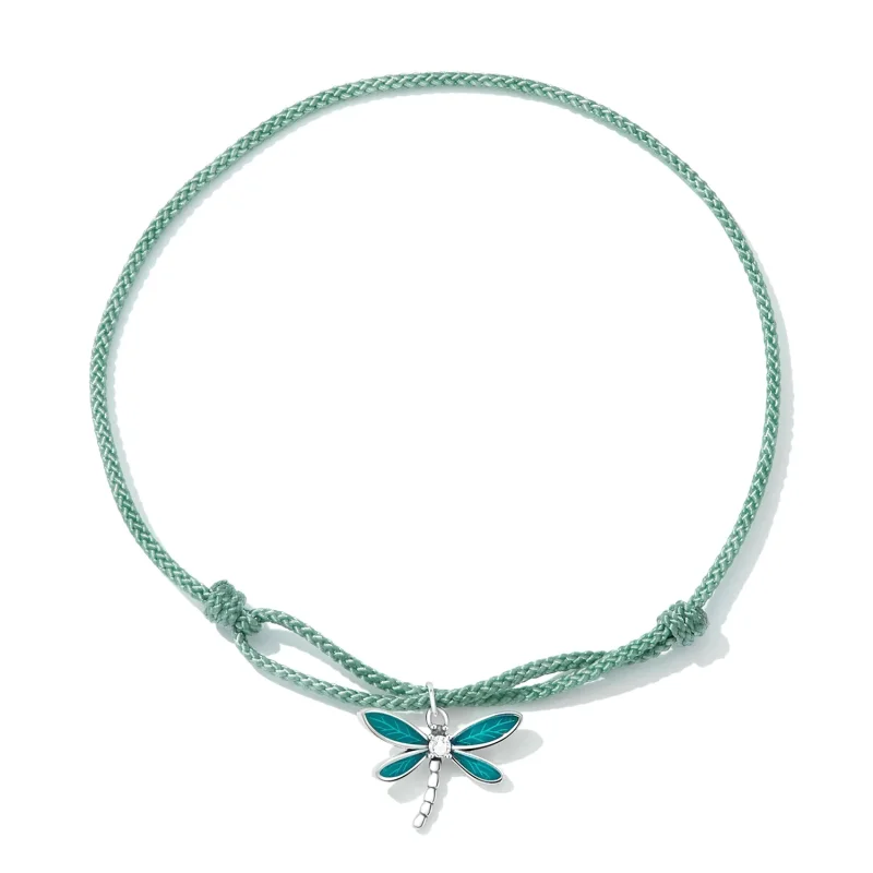 (bilde for) Pandora Style Summer Dragonfly Armbånd - SCB237 - Vis 2