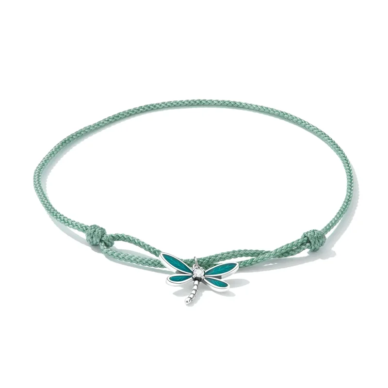 (bilde for) Pandora Style Summer Dragonfly Armbånd - SCB237 - Vis 3