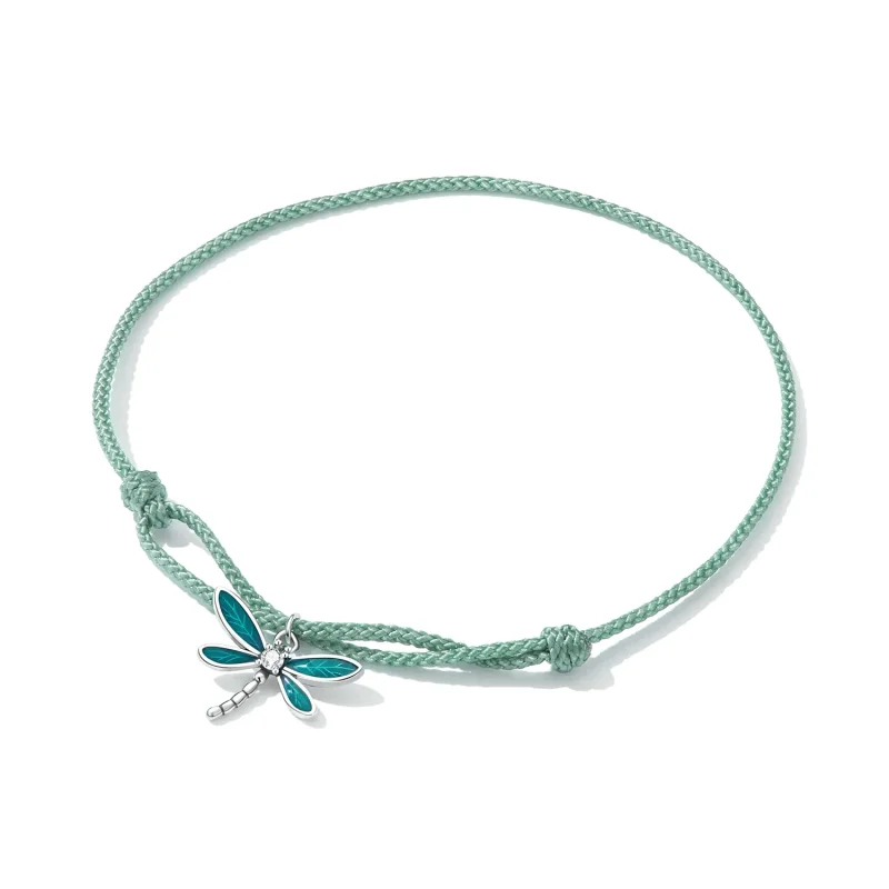 (bilde for) Pandora Style Summer Dragonfly Armbånd - SCB237 - Vis 4