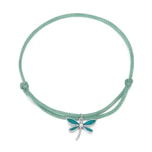 (bilde for) Pandora Style Summer Dragonfly Armbånd - SCB237