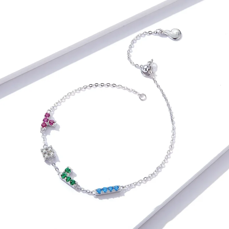 (bilde for) Pandora Style Tetris-armbånd - BSB040 - Vis 3