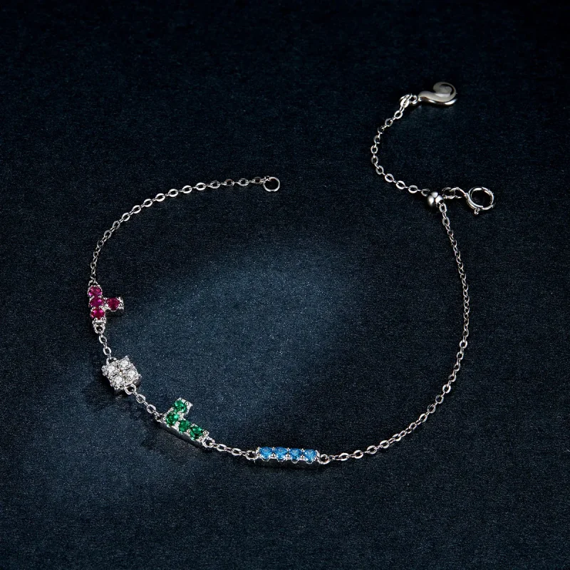 (bilde for) Pandora Style Tetris-armbånd - BSB040 - Vis 5