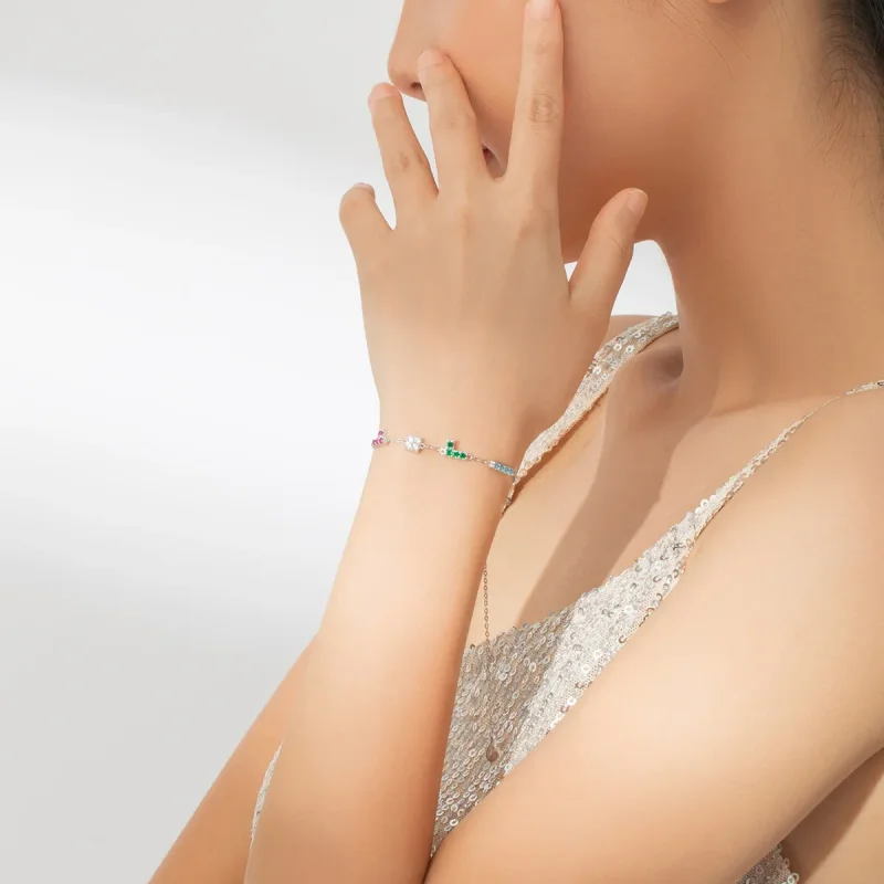 (bilde for) Pandora Style Tetris-armbånd - BSB040 - Vis 6