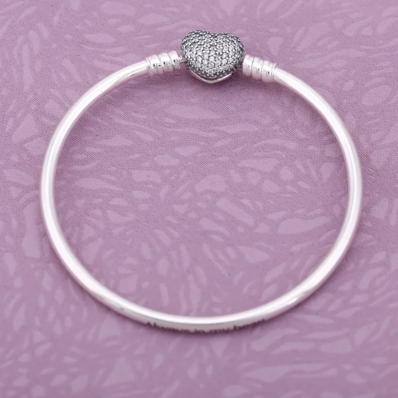 (bilde for) Pandora Alltid i mitt hjerte Bangle - 590722CZ - Vis 2