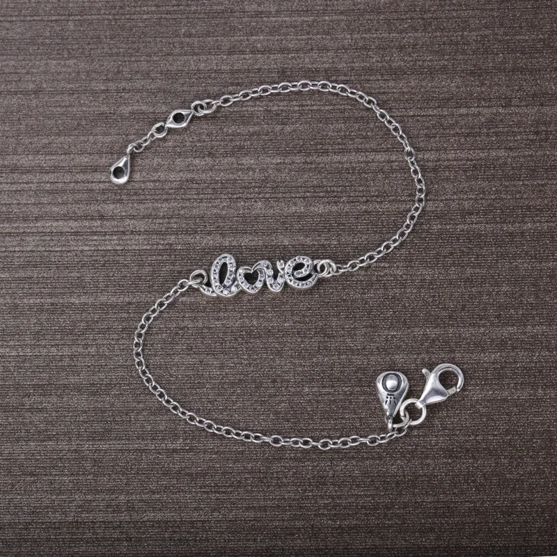 (bilde for) Pandora Kjærlighetens signatur armbånd - 590510CZ - Vis 2