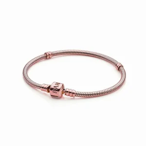 (bilde for) PANDORA Moments Rose gull låsarmbånd - PD-2076