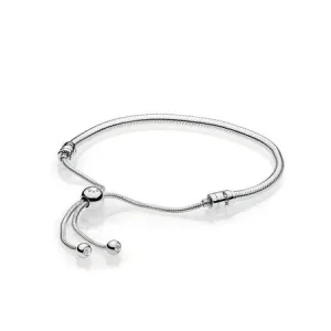 (bilde for) Pandora Moments Silver Sliding Bracelet - 597125CZ-2