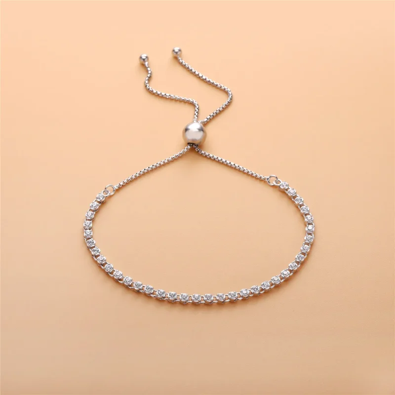 (bilde for) Pandora Multi-colour Sparkling Strand Bracelet - 590524PCZMX - Vis 3