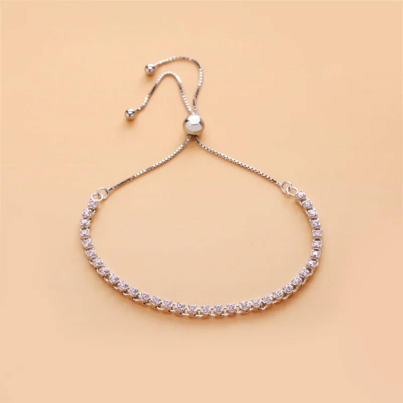 (bilde for) Pandora Multi-colour Sparkling Strand Bracelet - 590524PCZMX - Vis 4