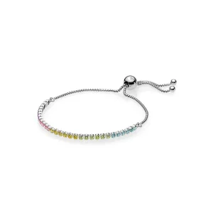 (bilde for) Pandora Multi-colour Sparkling Strand Bracelet - 590524PCZMX