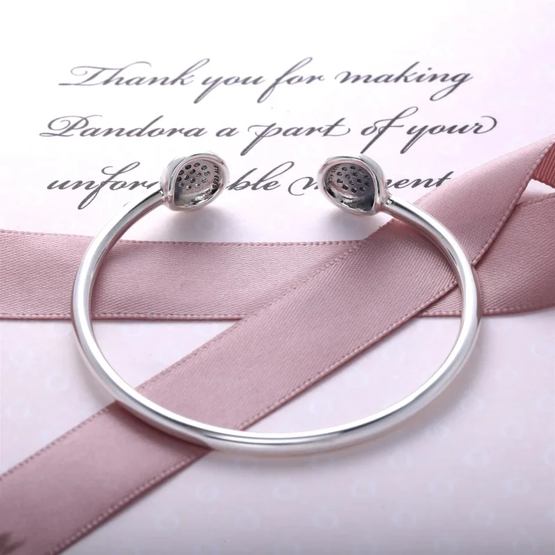 (bilde for) PANDORA Signature Open Bangle - 590528CZ - Vis 3