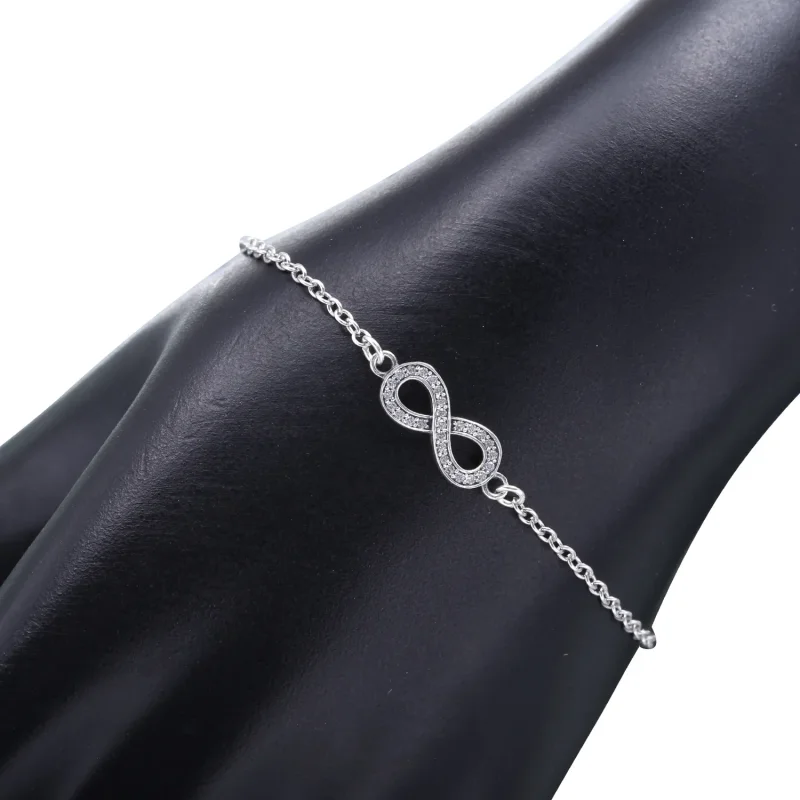 (bilde for) Pandora Symbol of Infinity Bracelet - 590509CZ - Vis 3