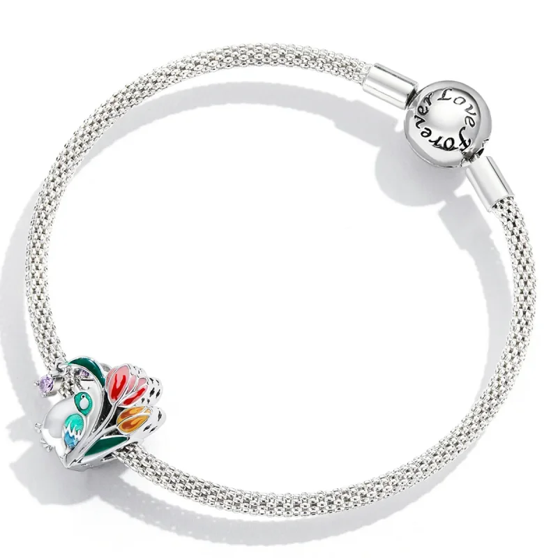 (bilde for) Blomster og fugler i Pandora-stil - Regnsjarm - SCC2193 - Vis 4