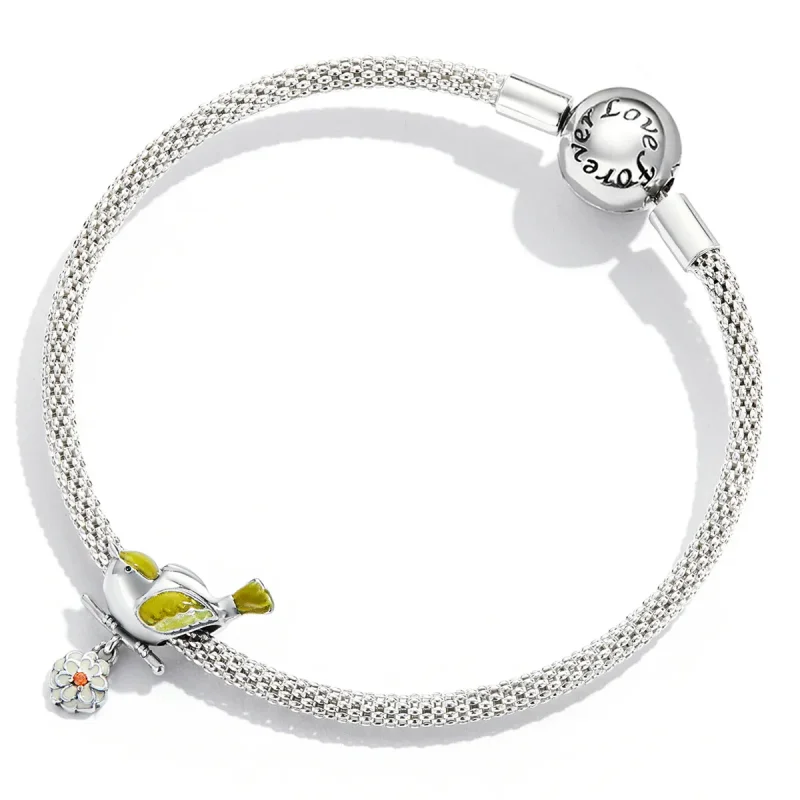 (bilde for) Pandora-stil fugler og blomster - Begynnelsen av vårens sjarm - SCC2191 - Vis 4