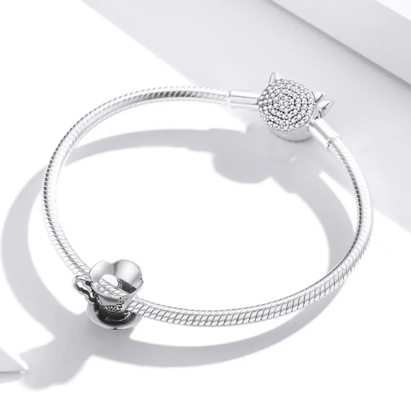 (bilde for) Pandora-stil vintage tekopp-sjarm - SCC1899 - Vis 3