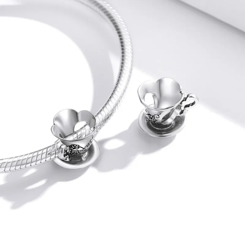 (bilde for) Pandora-stil vintage tekopp-sjarm - SCC1899 - Vis 4
