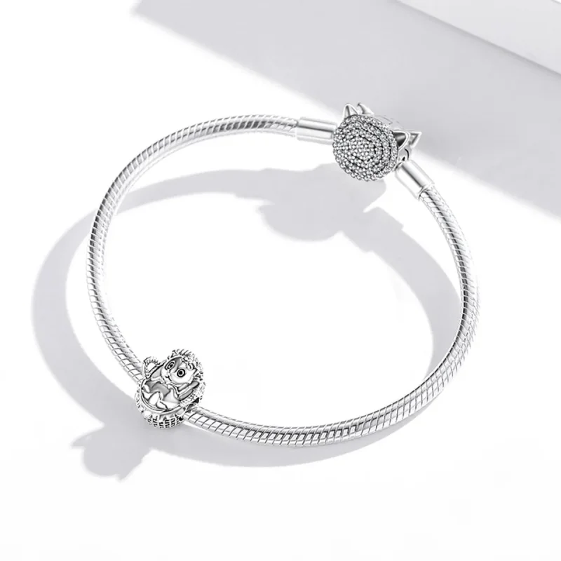 (bilde for) Pandora Style Baby Hedgehog Charm - SCC1926 - Vis 3