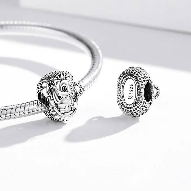 (bilde for) Pandora Style Baby Hedgehog Charm - SCC1926 - Vis 4