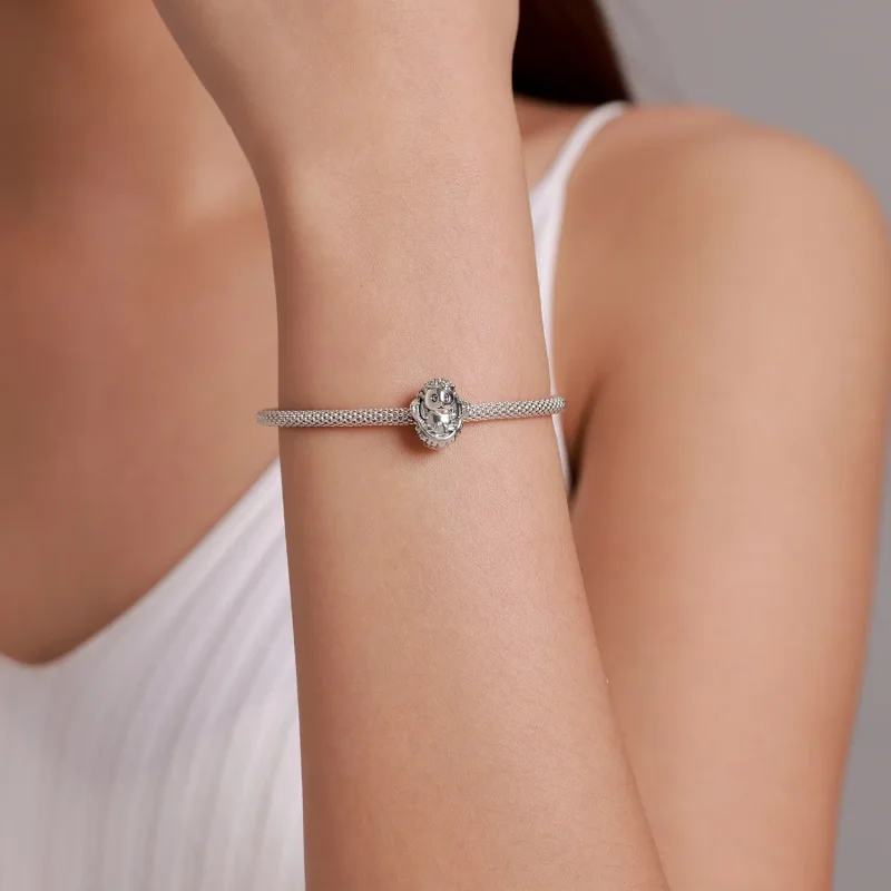 (bilde for) Pandora Style Baby Hedgehog Charm - SCC1926 - Vis 5