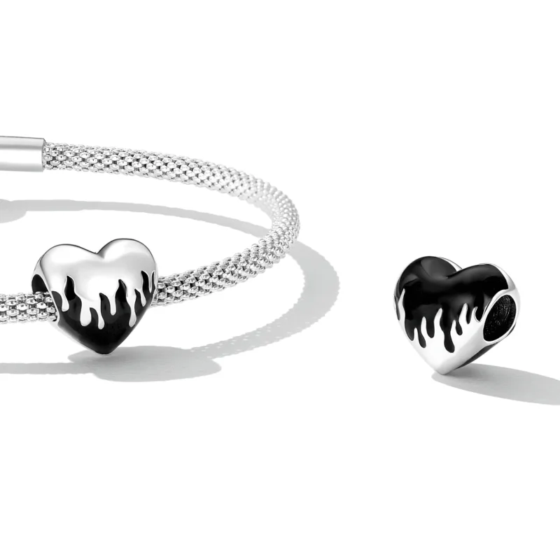 (bilde for) Pandora Style Burning Love Charm - SCC2298 - Vis 4