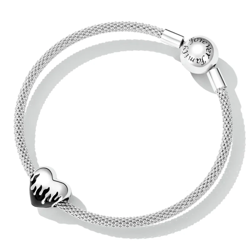 (bilde for) Pandora Style Burning Love Charm - SCC2298 - Vis 5
