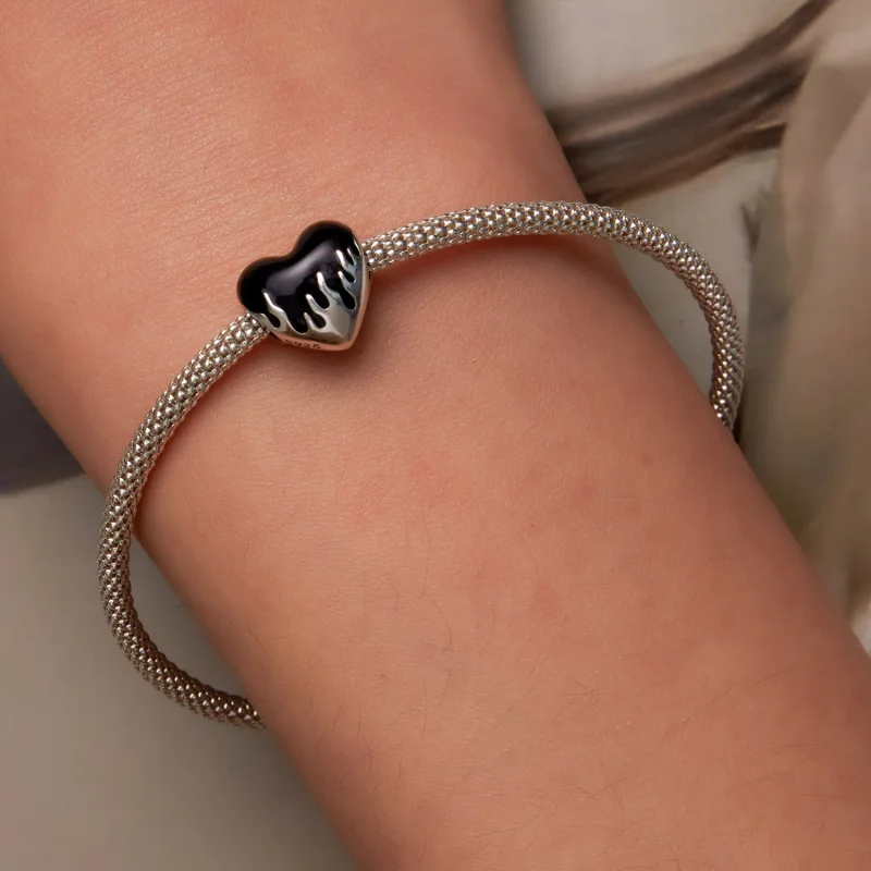 (bilde for) Pandora Style Burning Love Charm - SCC2298 - Vis 6