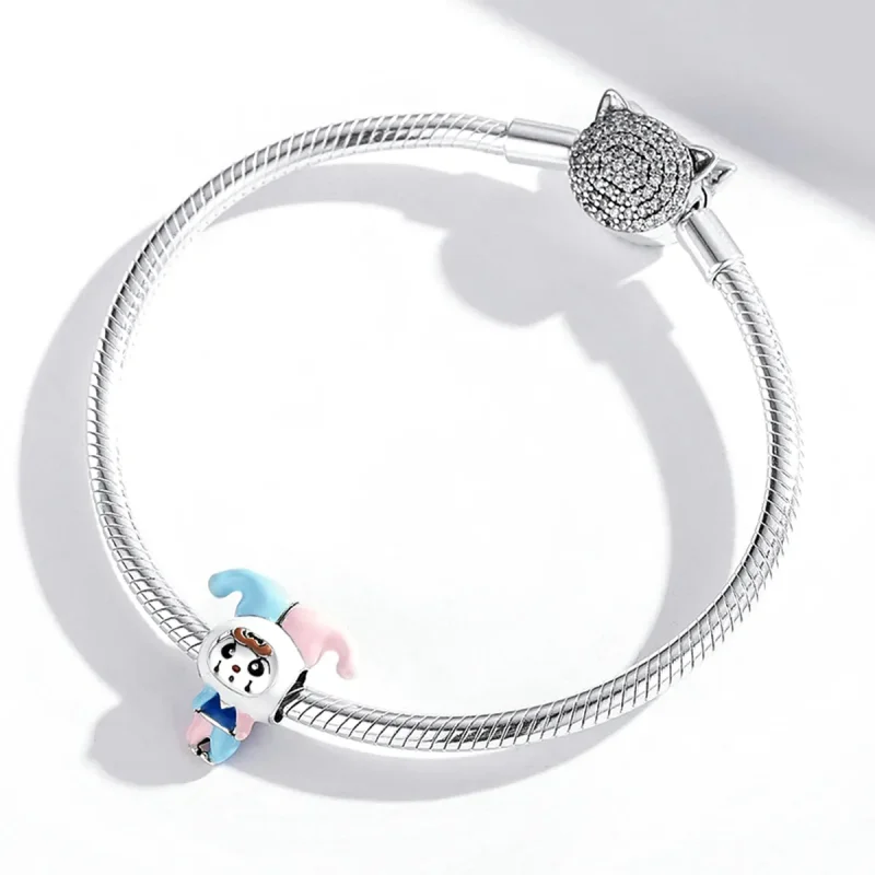 (bilde for) Pandora Style Clown Doll Charm - SCC1942 - Vis 4