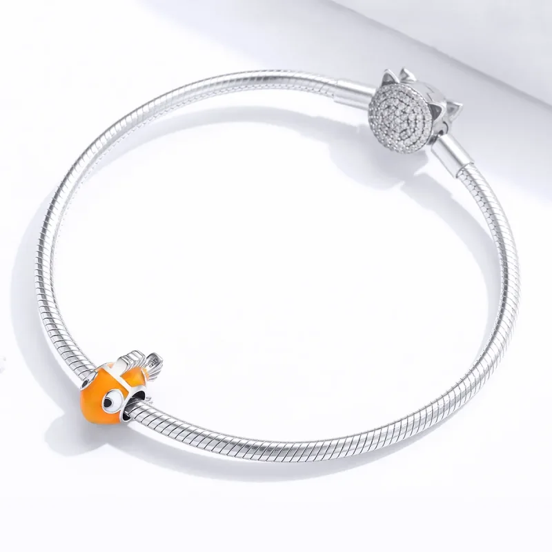 (bilde for) Pandora Style Clown Fish Charm - BSC206 - Vis 2