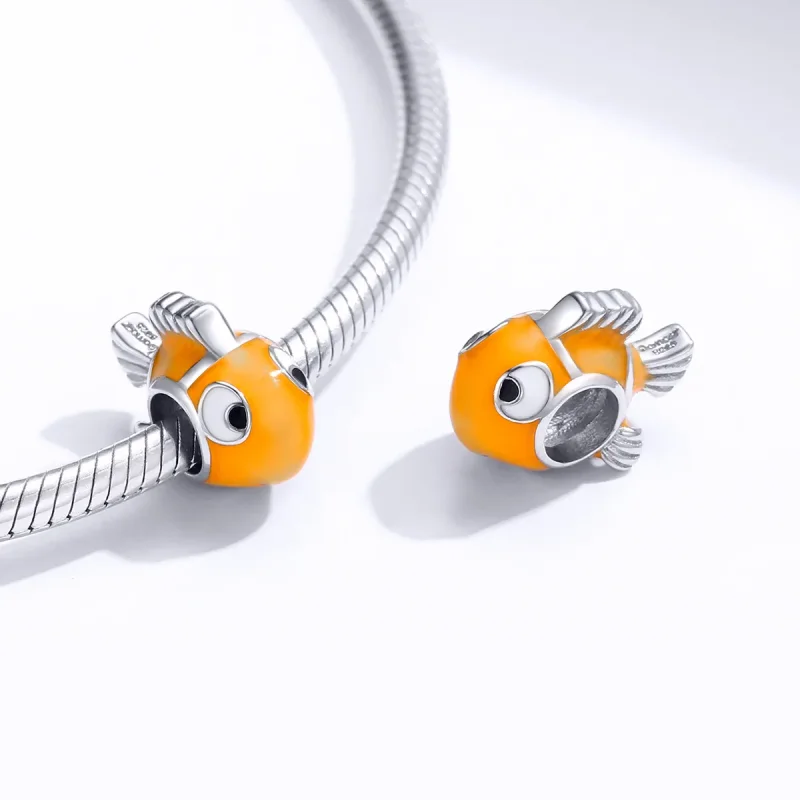 (bilde for) Pandora Style Clown Fish Charm - BSC206 - Vis 3