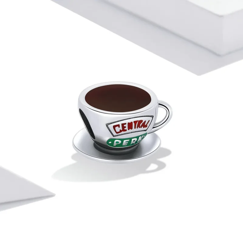 (bilde for) Pandora Style Coffee Cup Charm - SCC2164 - Vis 2