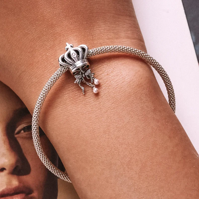 (bilde for) Pandora Style Crown Bue Charm - SCC2259 - Vis 7